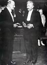 Einstein Receives Nobel Prize from Max Planck